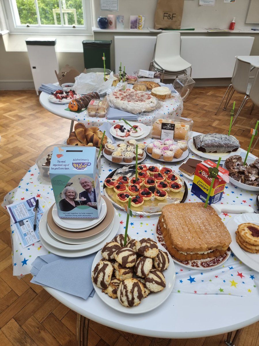 declarkee's tweet photo. Alzheimers Tea Day for @alzheimersocirl in Grangegorman Primary Care Centre today! Lots of money raised and yummy cakes, huge thanks to all the staff! @HSECHODNCC @HSELive @HSEvalues #TeaDay2023 https://t.co/9qNm5nHSLa