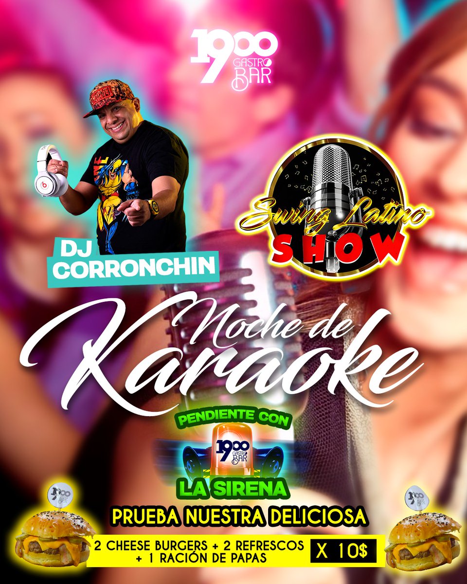 CorronchoDJ's tweet photo. Nos vemos el Viernes y Sábado en 1900 GASTRO BAR en la Victoria #puromelaooo https://t.co/Ko1Zdni2RR