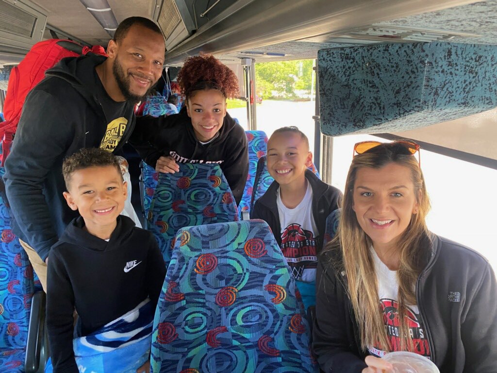 suptking's tweet photo. Head Coach, Brent McNeal and his family! #bashready https://t.co/0pPLobRJOZ