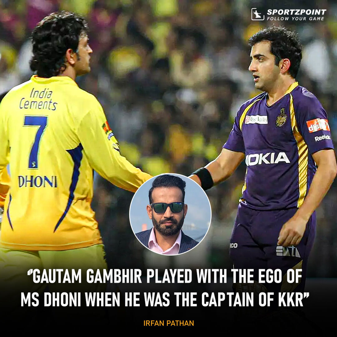 sportz_point's tweet photo. Ifran Pathan on Gautam Gambhir 👀

#IfranPathan #GautamGambhir #CricketTwitter #IPL2O23 #MsDhoni https://t.co/wLYhhm4LyU