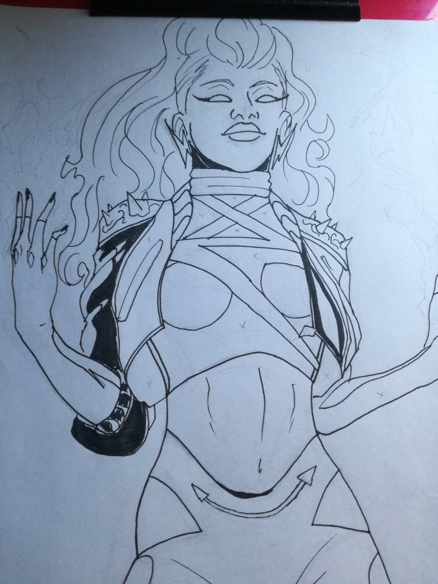 Arnold_draw's tweet photo. ⚡⚡⚡
#artistsontwitter #twitterart #XMen #XMenHellfireGala #INKED #ink #drawingwhileblack https://t.co/9eE18zyLXD