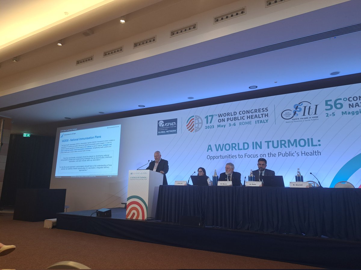 All countries need national vaccination programmes, need to invest more in prevention and focus on risk groups - <a href="/sinclairda/">David Sinclair</a> <a href="/ILCUK/">Int Longevity Centre</a> opens #ImmunisationForAllAges plenary at <a href="/wcph_official/">Wheelchair Photography Paweł Porucznik</a>