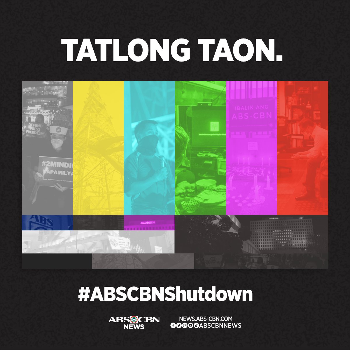 Tatlong taon na mula nang mawala sa ere ang ABS-CBN, DZMM Radyo Patrol 630, at MOR 101.9.

Pero sa abot ng aming makakaya, lagi kaming andito para sa inyo, mga Kapamilya.

Balikan ang mga kwento sa #ABSCBNShutdown: abscbn.news/shutdownstories