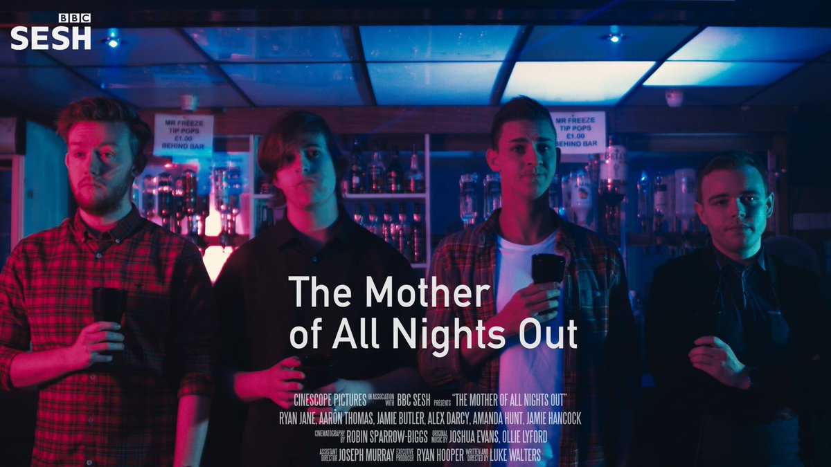 CinescopeLTD's tweet photo. The Mother of All Nights Out | Comedy Sketch
Four boys. One South Wales valleys night club. What could possibly go wrong?
Now available @ https://t.co/wxleWxw1lg
#comedy #british #britishcomedy #shortfilm #film #bbc #bbcwales #wales #welshcomedy #sketch #comedysketch https://t.co/Dwd3Fnm71p