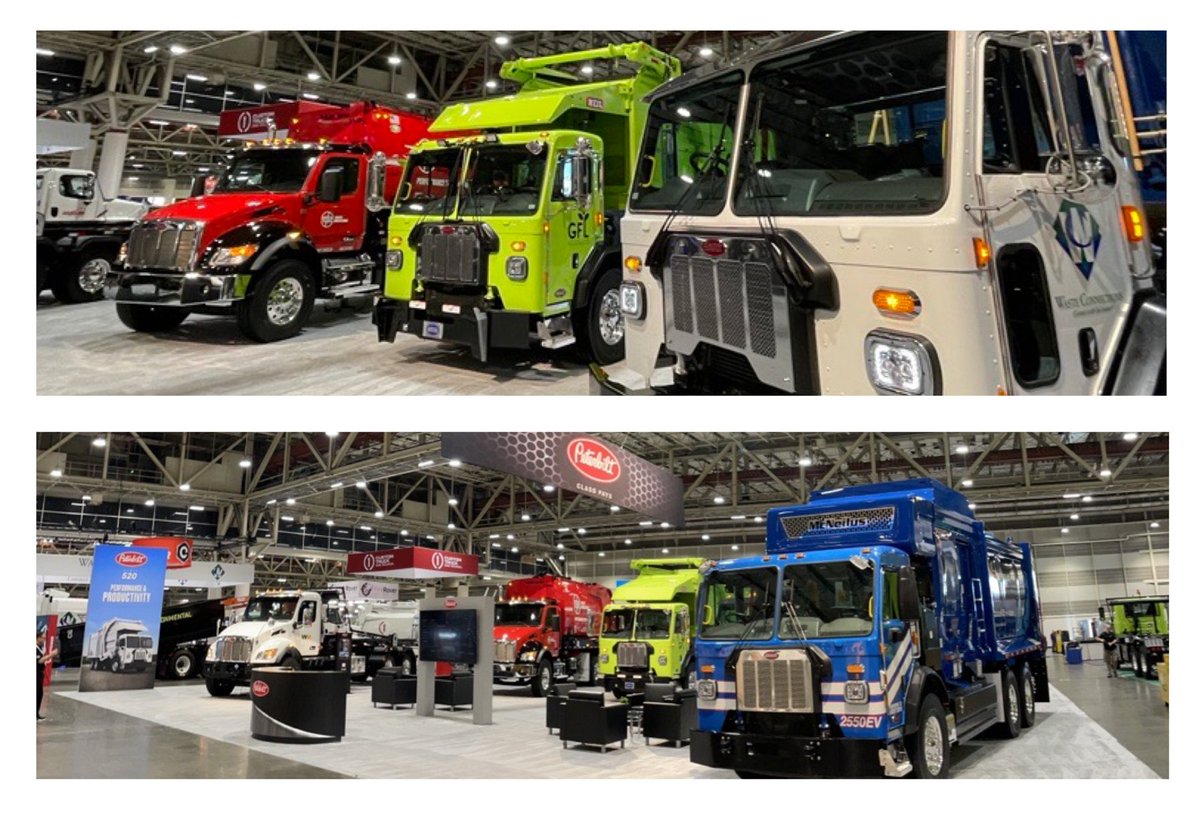 PeterbiltMotors's tweet photo. Join us for the final day of WasteExpo at Peterbilt Booth #1337! #PeterbiltPride #PeterbiltEV https://t.co/tH3zUJeQJc