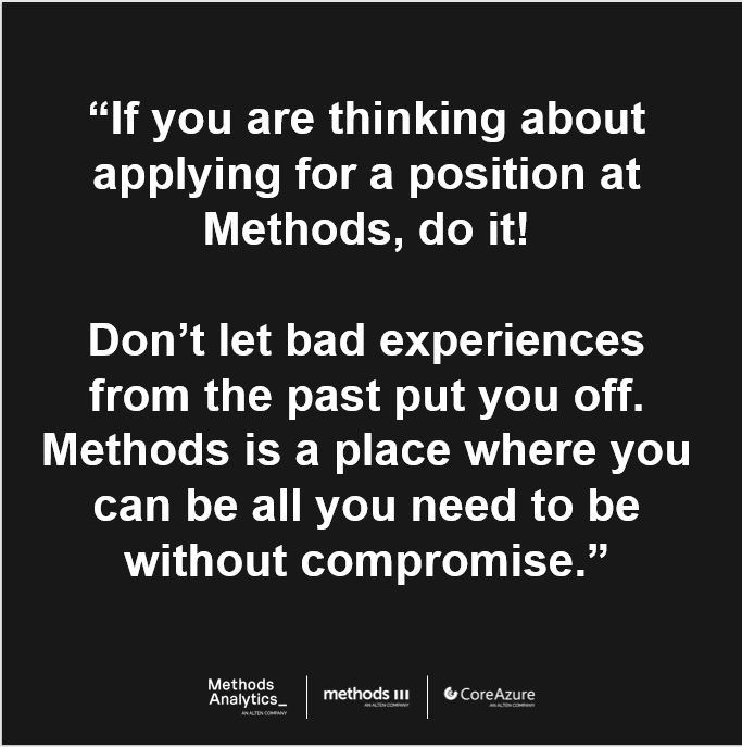 MethodsDigital's tweet photo. After taking time out of the workplace to have her son, Beth thought that she would struggle to balance being a mother &amp; growing her career. Until she found Methods. Read about Beth's journey back to work 👉  https://t.co/M3PhDMn1Sd
#WorkLifeBalance #WorkingParent #MethodsForGood https://t.co/QEeasjwmya