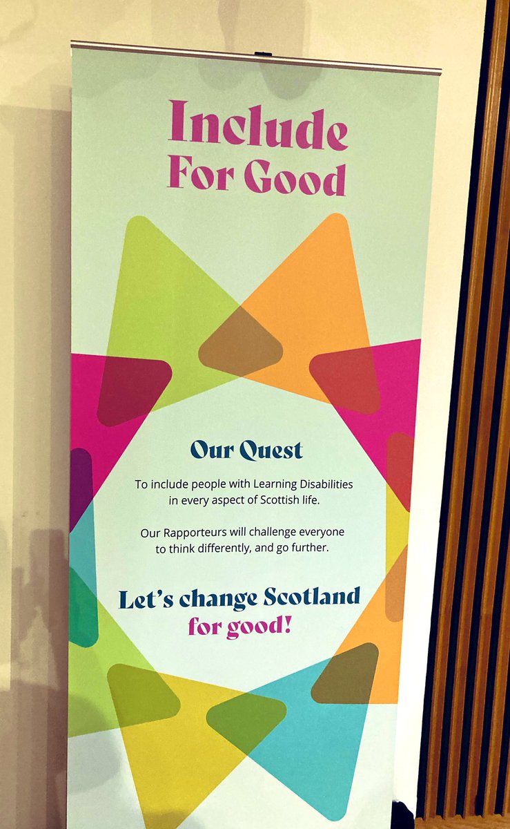 IanDuddyUK's tweet photo. Great to attend @SCLDNews event today at the Scottish Parliament and meet the Include for Good Rapporteurs. A chance to hear their views on the priorities for people with learning disabilities in Scotland 🏴.
#humanrights #includeforgood #leadtochange https://t.co/wi6VAJtm6u