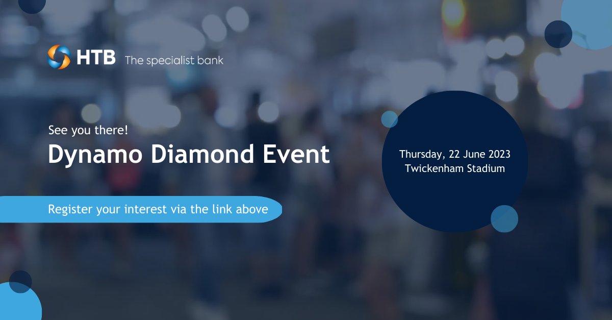 🎉 We’re exhibiting at the Dynamo Diamond Event 2023!   Meet BDMs Becki Fraser-Tucker and Mia House there on Thursday, 22 June, at the iconic Twickenham Stadium. To register for this event, click here: ow.ly/xj1z50OfRSh See you there! 🎊