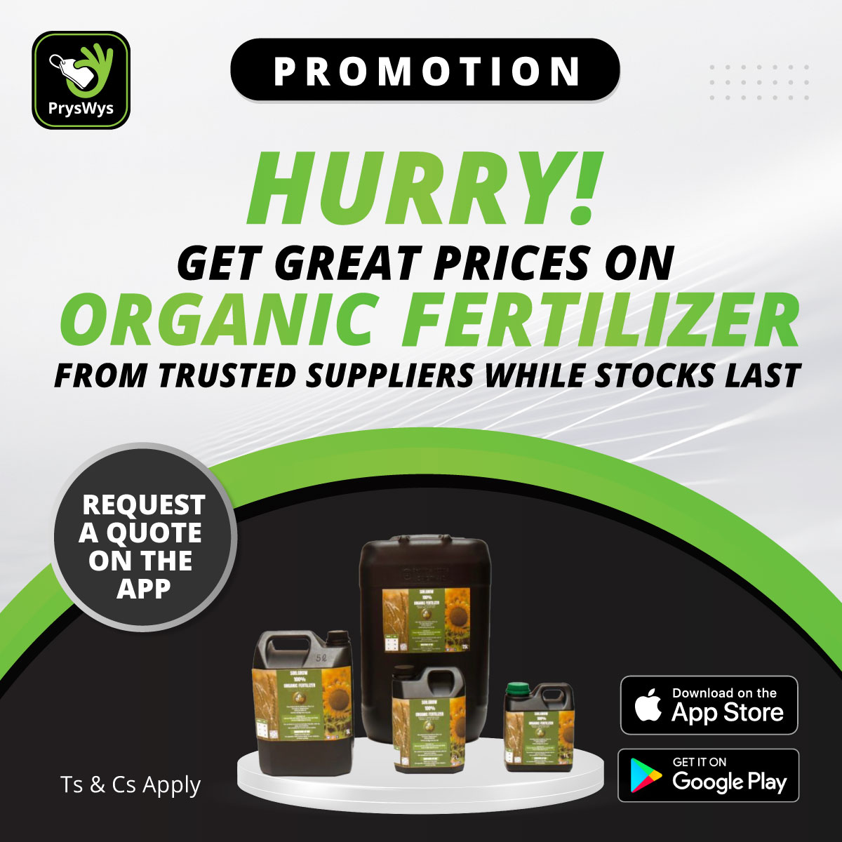 TeamSwiftVEE's tweet image. Download the PrysWys app, request a quote and start saving.

Download the app for free from the Apple store: ow.ly/Ticc50JA84M
Download the app for free from Google Play: ow.ly/9oo550JA84Q