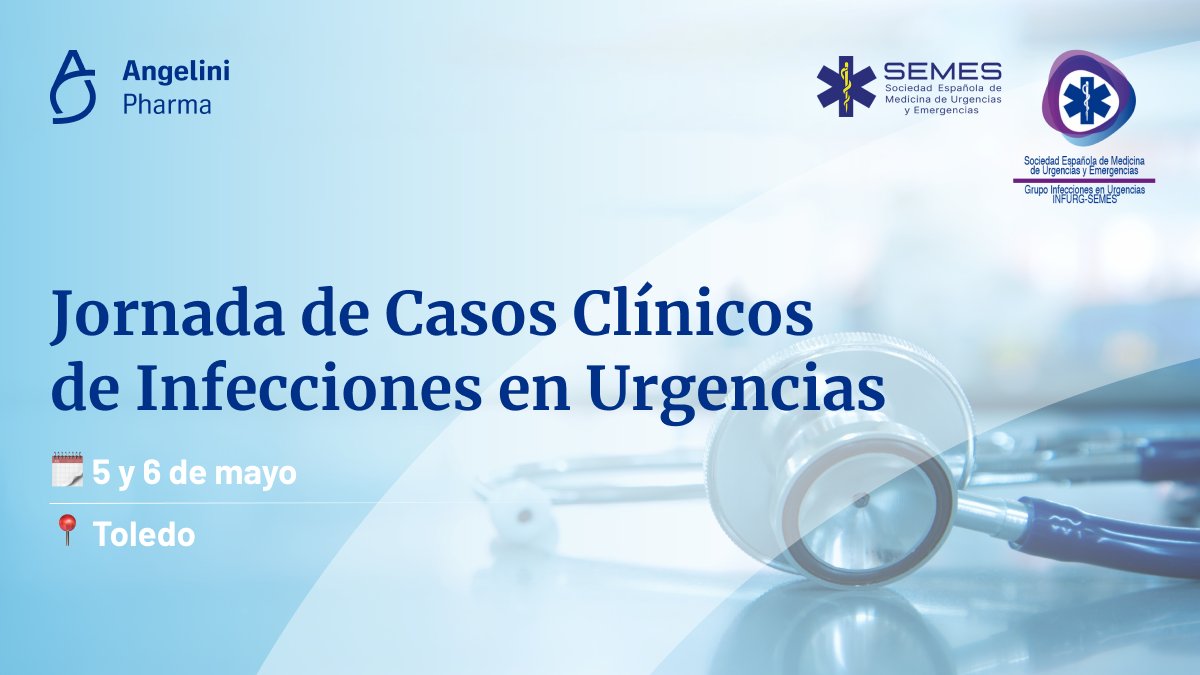 🧫Un año más #AngeliniPharma patrocina la Jornada de Casos Clínicos de Infecciones en Urgencias.
En este encuentro, los profesionales sanitarios comparten casos clínicos, relacionados con las #patologíasinfecciosas, detectadas y atendidas en urgencias.

👉 bit.ly/3Vmr9i2