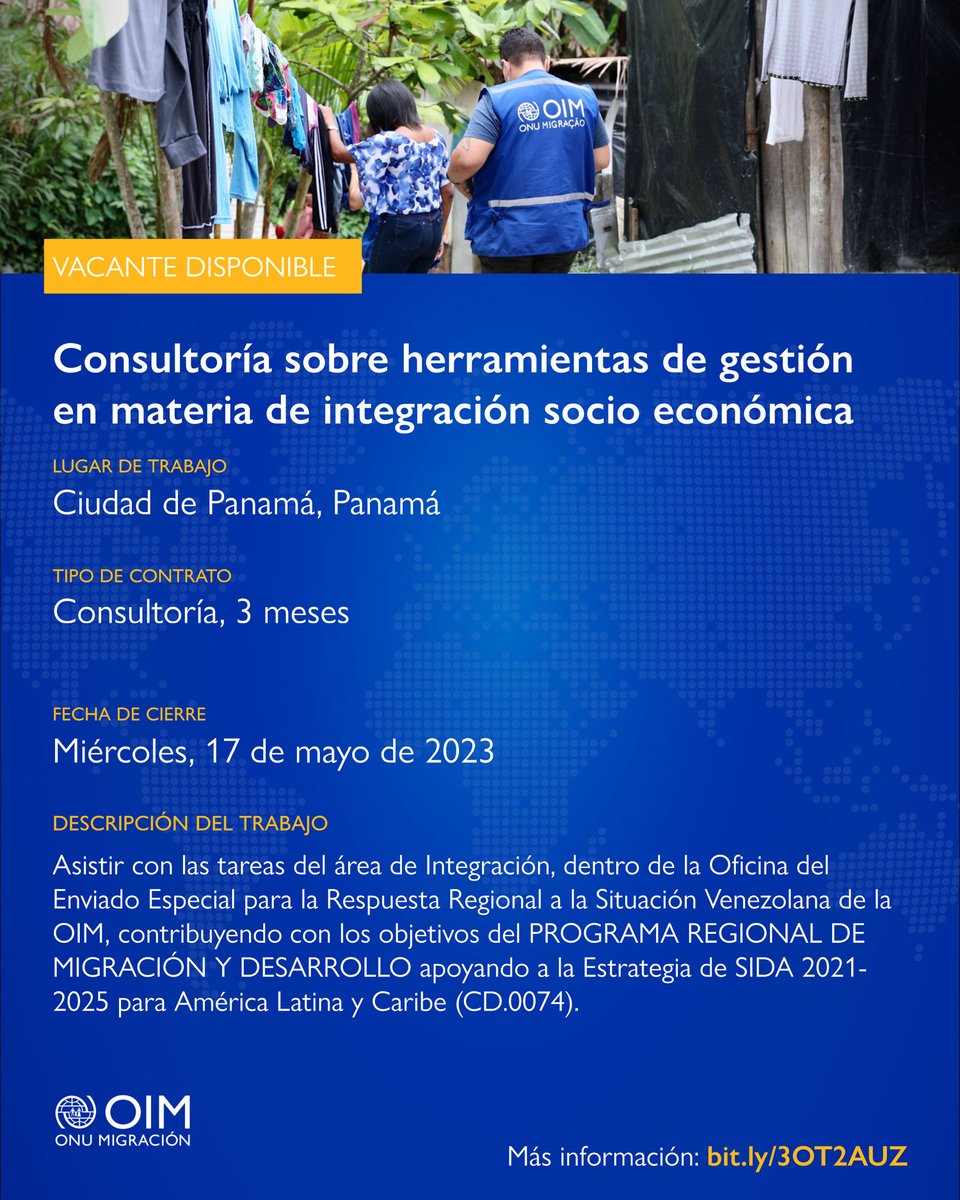 🔴¿Te gustaría formar parte de nuestro equipo de trabajo?

👇Revisa la siguiente consultoría que tenemos disponible.

Para más información: bit.ly/3OT2AUZ
