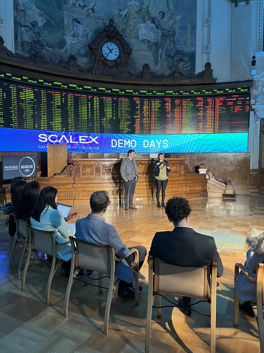 Primer demo day de 10 startups a los 15 patrocinadores de ScaleX Venture Exchange de la <a href="/Bolsadesantiago/">Bolsa de Santiago</a> historias de emprendimiento increíbles que espero sean nuestras próximas empresas listadas en este nuevo segmento de mercado