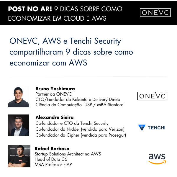 brunoyoshimura's tweet photo. 9 dicas de como economizar na AWS/Cloud.
https://t.co/OatKI42tWW https://t.co/r3y4TYYfQN