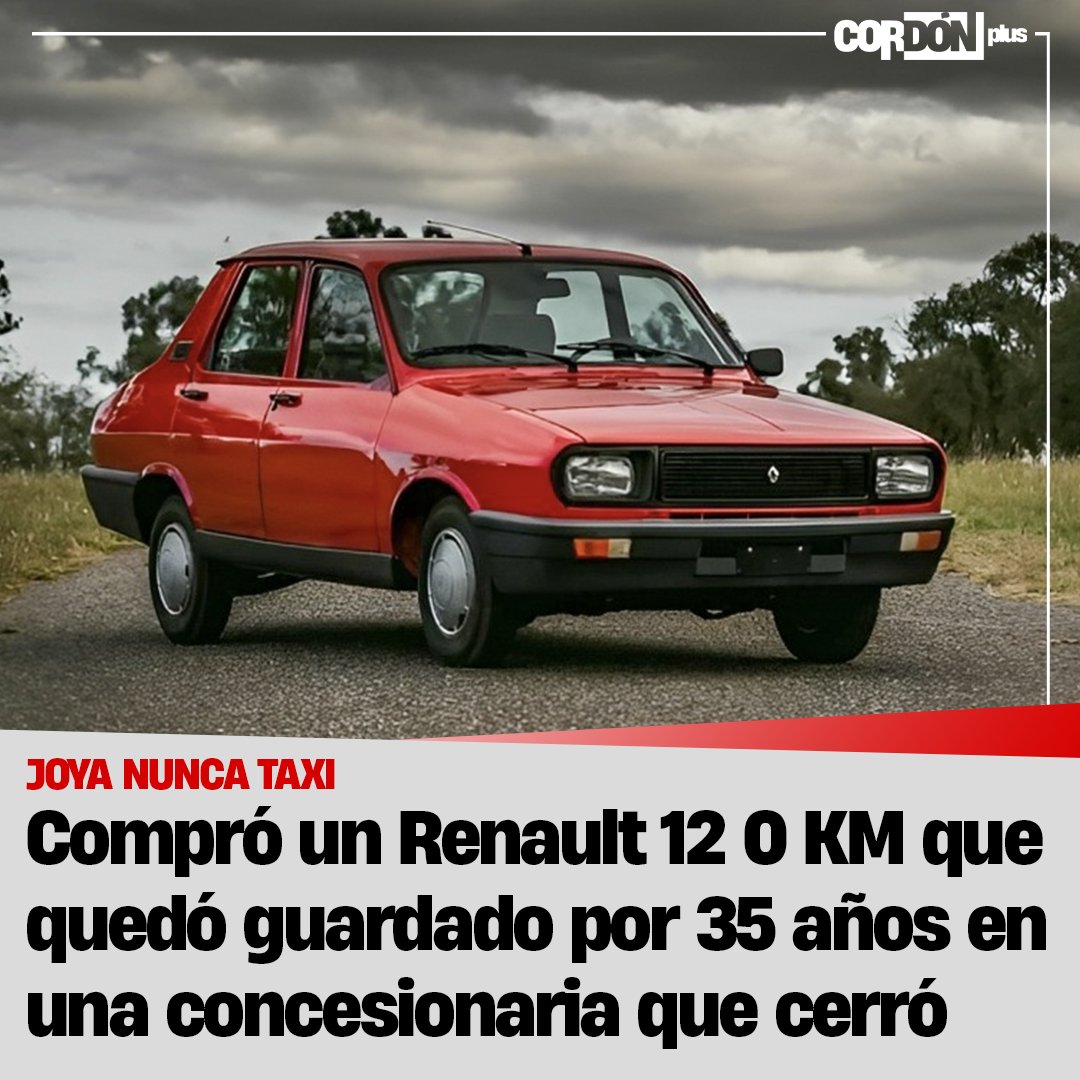 🚗 Es la versión TL, más básica de color rojo, con un motor de 1,4 de 4 cilindros.⁣ 1/4

#cordonplus #renault12 #rareza #hallazgo #autos