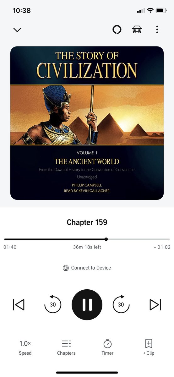 JuliannaMDawson's tweet photo. Is this the book @elonmusk recommends that we read in one of his interviews called The History of Civilization? There are several books with this name, and I’m trying to make sure I’m reading the one he recommended. Anyone know? Here’s a screenshot. https://t.co/ggpgZVsvAk