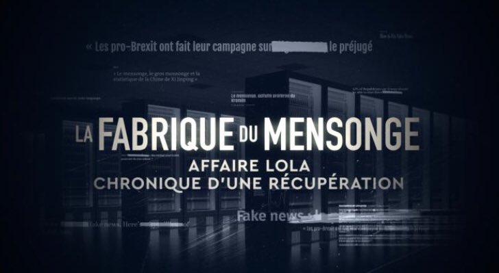 #Tempsforts #Sem21 

▪️Soirée La fabrique du mensonge 
« Affaire Lola, chronique d’une récupération »
@KRissouli 

Dimanche 21 mai à 20.55
Réalisé par <a href="/felixsgr/">Félix Seger</a> 

Un documentaire suivi d’un débat 

<a href="/suffertlopez/">Felix Suffert Lopez</a> <a href="/Elsaguiol/">Guiol Elsa</a> 
Stéphanie Lebrun <a href="/babel_doc/">Babel Doc - Babel Press</a> 

@FDM_f5 <a href="/Francetele/">France Télévisions</a>