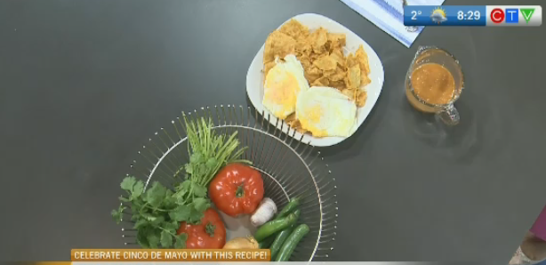 To celebrate Cinco de Mayo tomorrow, Alberto Velasco-Acosta from the <a href="/mexycanmb/">MexyCan Assoc. of MB</a> explains how to make chilaquiles, and shares details on a party for the entire family happening on Saturday: 

winnipeg.ctvnews.ca/video?clipId=2…