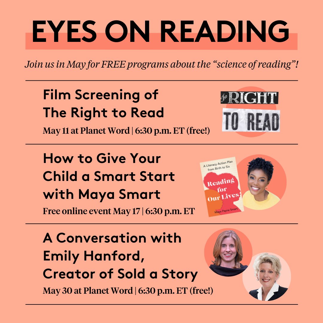 This May, join us for our Eyes on Reading series examining critical issues of literacy and reading instruction in America. The series kicks off on May 11 with a screening of the documentary The Right to Read, from filmmaker Jenny Mackenzie and executive producer LeVar Burton.
