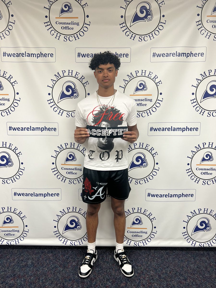 Congratulations to our 
<a href="/LamphereHS/">Lamphere High School | The Lamphere Schools</a> 
senior Amare on his acceptance to <a href="/Kellogg_CC/">Kellogg Community College</a> 
Great Job, Amare! 
#wearelamphere