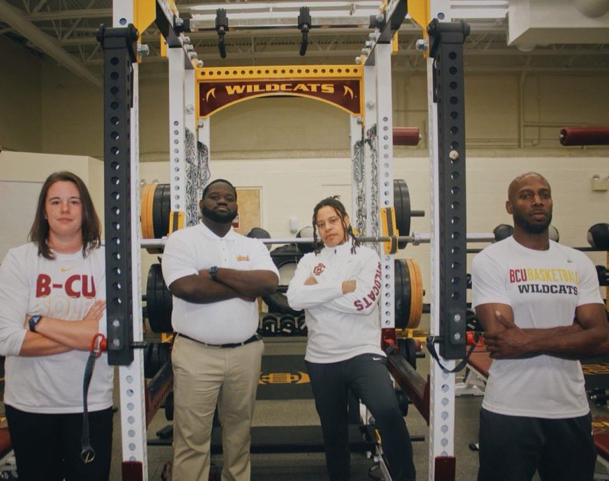 BCUStrengthCond's tweet image. It’s serious business when one of our own interns is graduating. Great job helping out our Wildcat family this year!!! 💪🎉