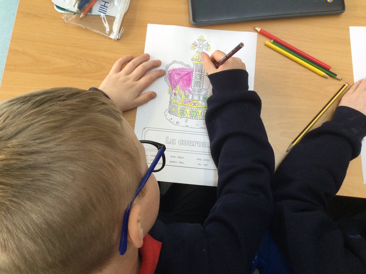 BHAInternationl's tweet photo. We've had great fun today learning French words connected with the #Coronation and all about why France doesn't have a King or Queen! Vive le Roi Charles III. #AETCoronation @BhaYear4 @BhaYear3 @BHA_TQ https://t.co/CUYVsuVSmt