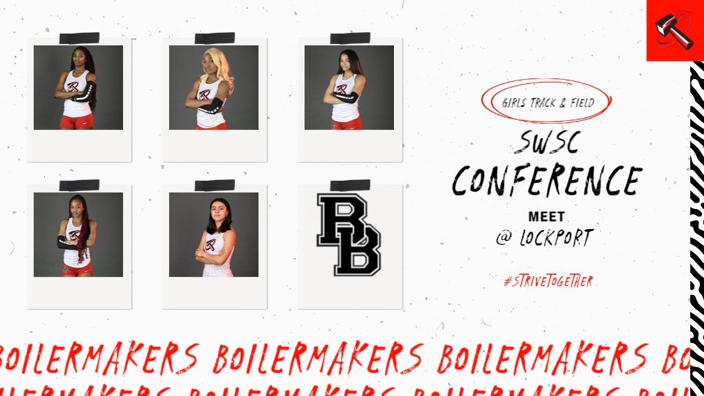 Today your Lady Boilers compete in the SWSC Conferece Meet held at Lockport High School. Field events begin at 430, and running begins at 530! Good luck and get after it!!!! #strivetogether