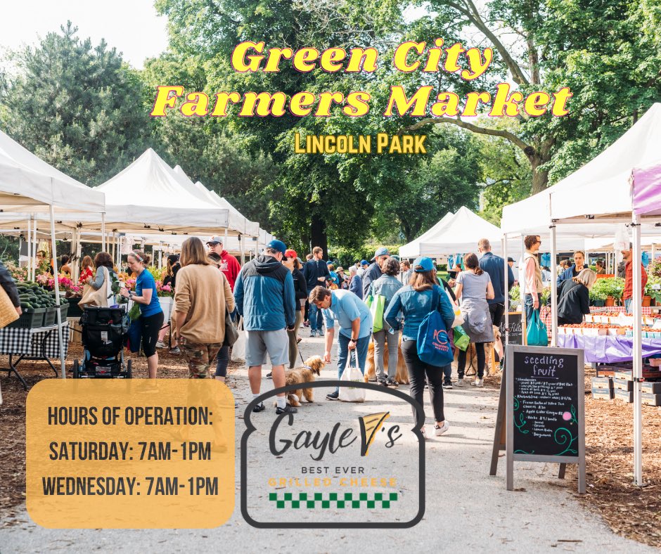 With the weather getting better, we’re coming out to play!!

Yesterday was our first Wednesday back <a href="/GreenCityMarket/">Green City Market</a> and we had a blast!! 

If you missed us, you can catch us out there EVERY Wednesday and Saturday from 7am-1pm