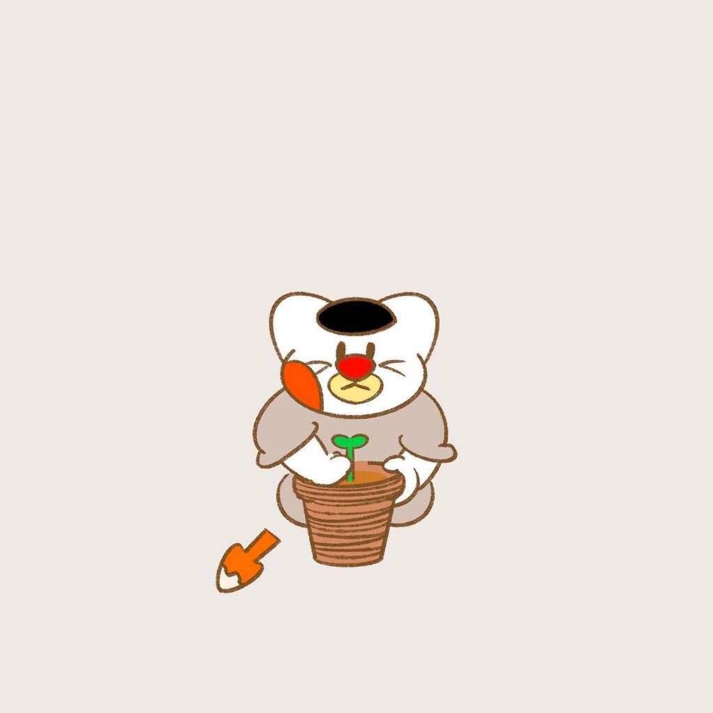 ncplanett's tweet photo. 大きくなぁれ〜

#ネコ #鉢替え 
#みどりの日 #オレンジスコップ 
#猫 #cat #neco 
#kissa #고양이 #meow 
#illustration #イラスト 
#illust #絵日記 https://t.co/5wpUAGpVnB https://t.co/aBownEhL6m