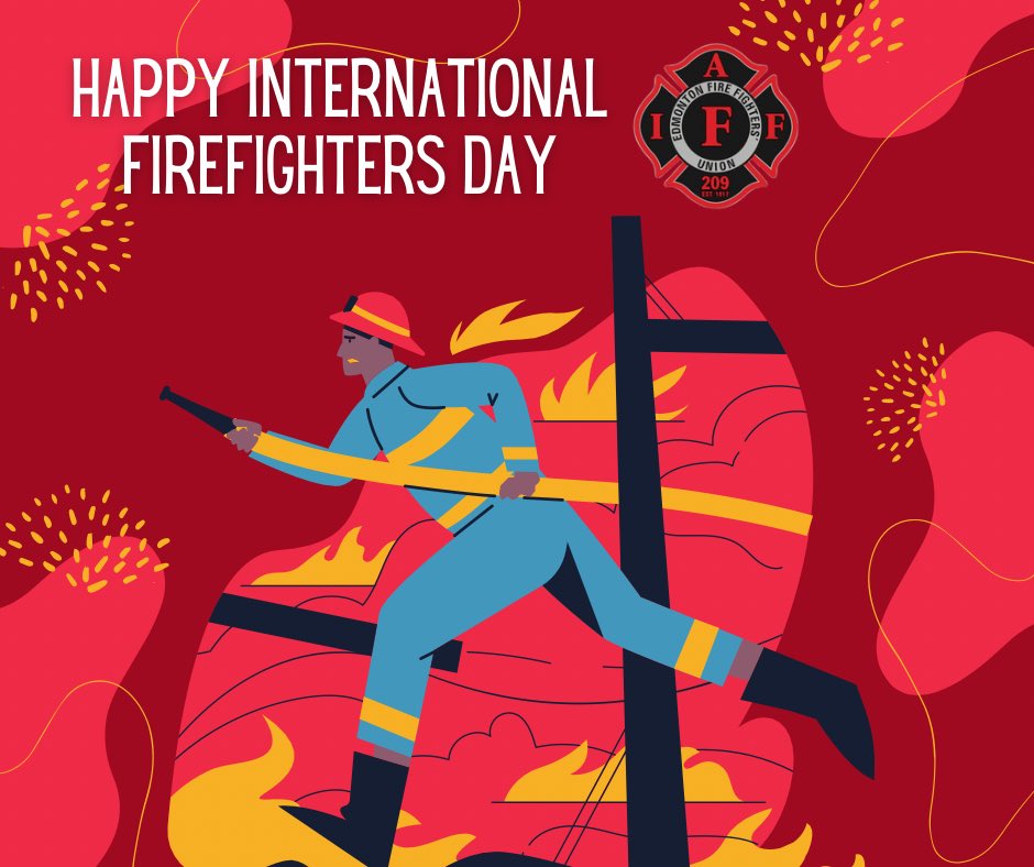 Today is International Firefighters Day! We honor the brave men and women who risk their lives to protect us and our communities. We thank them for their courage and dedication to keeping us safe. #InternationalFirefightersDay