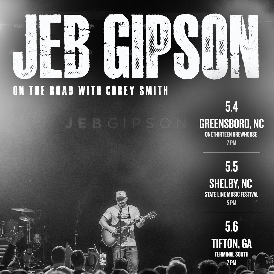 Jeb Gipson (@jebgipsonmusic) on Twitter photo Back on the road with <a href="/coreysmithmusic/">Corey Smith</a> this weekend 🤙 See y’all out there
Get 'em: coreysmith.com/tour/ Back on the road with <a href="/coreysmithmusic/">Corey Smith</a> this weekend 🤙 See y’all out there
Get 'em: coreysmith.com/tour/