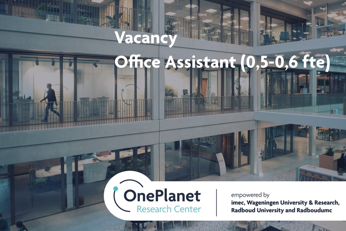 We are looking for an Office Assistant with skills to support our employees and managers with day-to-day office matters and questions for our office in Wageningen. Read more and apply here:  bit.ly/444rpG8