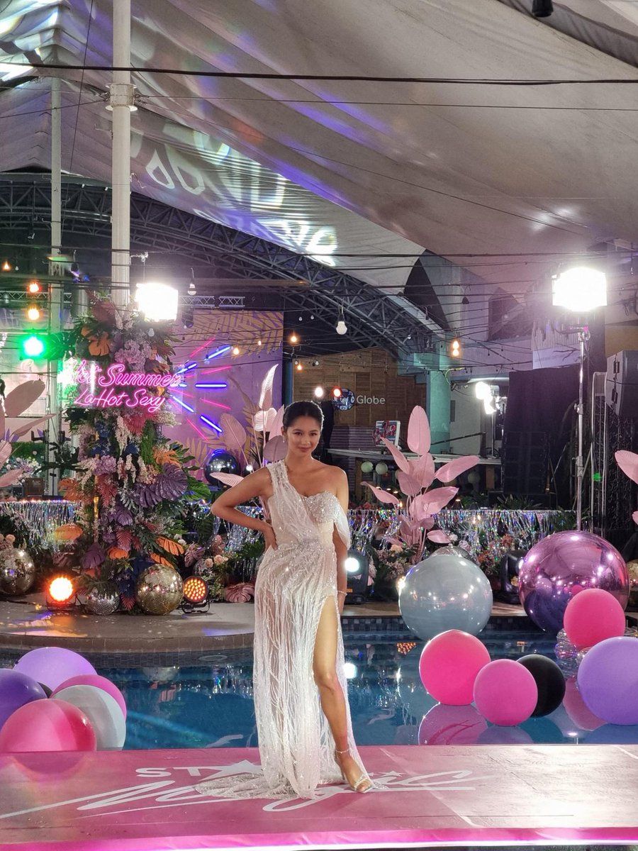 ABSCBNNews's tweet photo. @cedrickkbasco @josiahvantonio Actors and former PBB housemates Kaori Oinuma and Karina Bautista exude elegance in the LaHot Sexy Summer ball. | via @cedrickkbasco #StarMagicHotSummer2023

LIVE:  https://t.co/KC1r0VoVrw https://t.co/g4SGMkFIbT