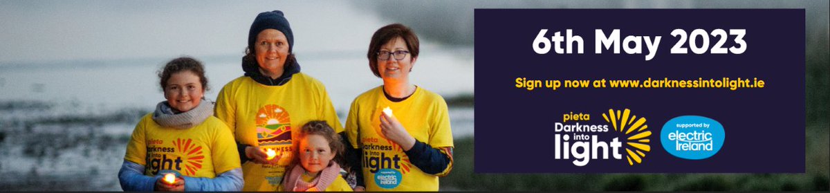 A number of us across NI&I are taking part in Darkness Into Light 2023 walk this Saturday, May 6th supporting Pieta to help people impacted by suicide and self-harm. To learn more 👉  darknessintolight.ie #DIL2023 #BrighterTogether