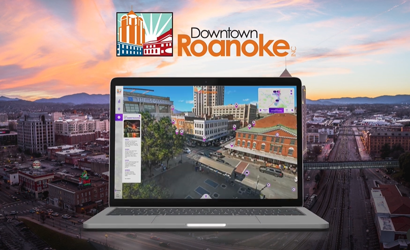 DowntownRoanoke's tweet photo. Get ready to explore Downtown Roanoke like never before! Our Downtown Virtual Tour offers you an easy way to get to know the downtown district in a new way.  See historic photos, iconic spaces, diverse restaurants, retailers, and more.

Explore Now: https://t.co/gaWxUgor2a https://t.co/xbcnIhZok8