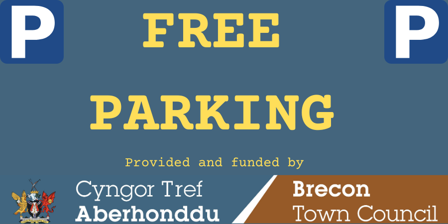 Brecon Town Council has funded free parking at the Watton Car Park this weekend on Saturday 6th May, Sunday 7th May and Monday 8th May.  Also, there will be free parking at Kensington car park and the Promenade [1/2]