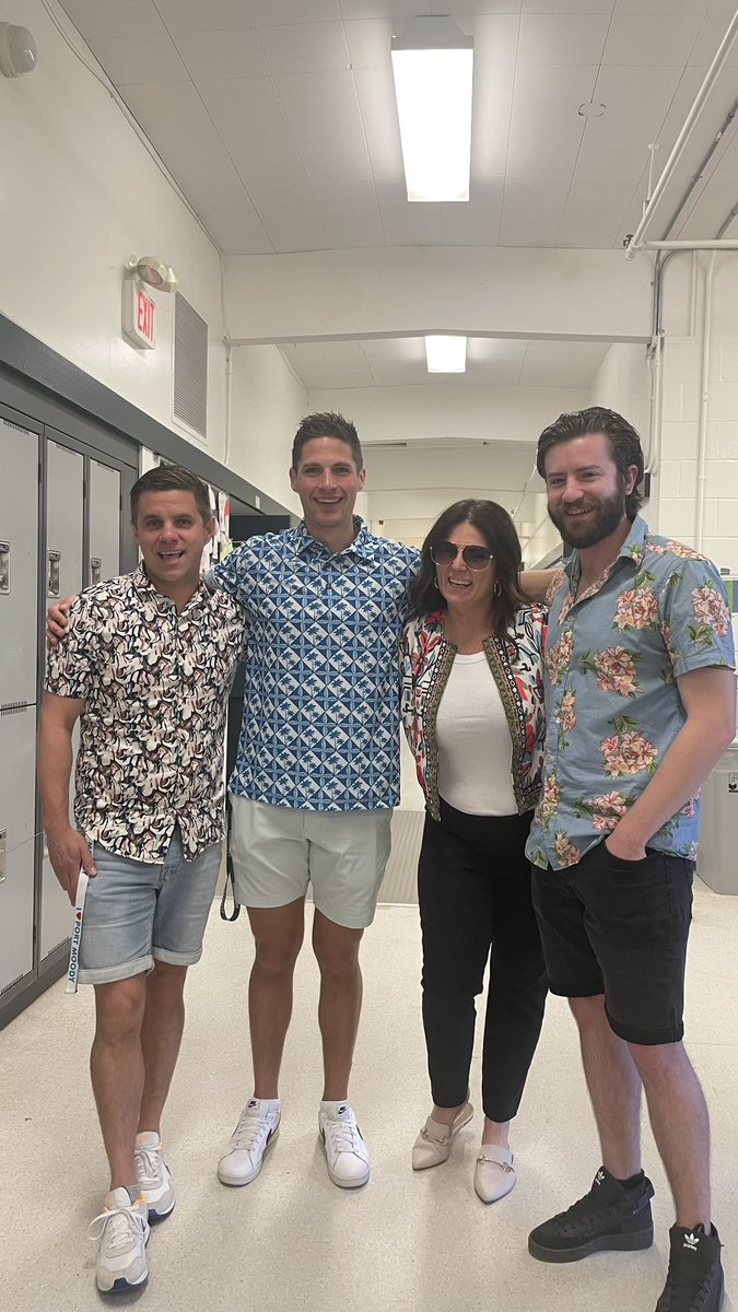 When you show up to <a href="/HillcrestSD43/">HillcrestSD43</a>  and we all look like we are boarding a plane to Hawaii🌺🌴