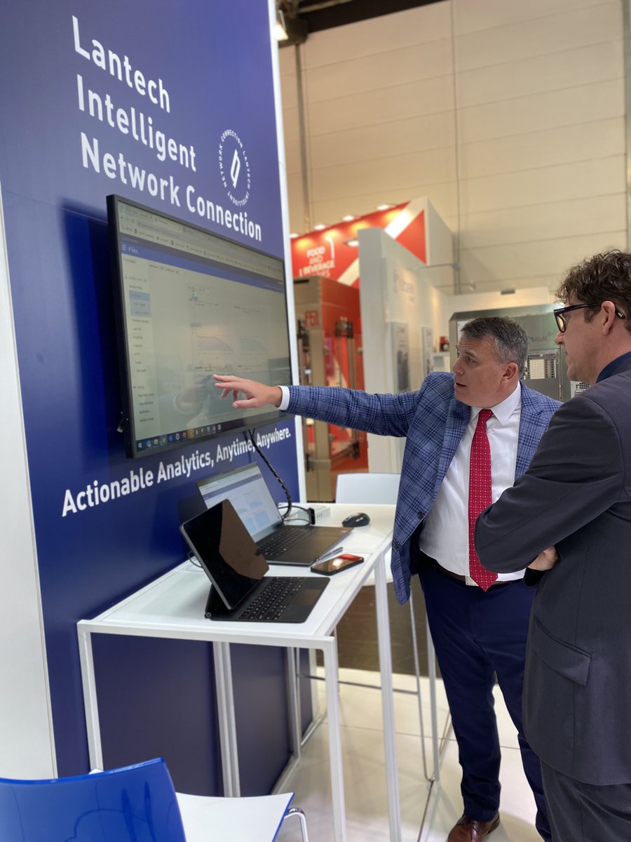 LantechCom's tweet photo. The first day of Interpack 2023 was a success!  It was great to see everyone at our booth!

Visit us at Hall 13, Booth D47 to find your packaging solution.  
#Interpack #Tradeshow #Packaging #Lantech https://t.co/2yyIk4Ahm3