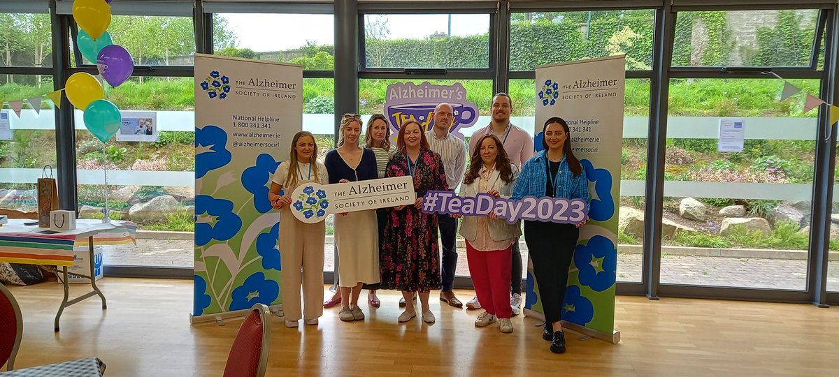 Our super @alzheimersocirl fundraising team taking a moment out from all the hard work in making #TeaDay2023 such a success. #welldone.
