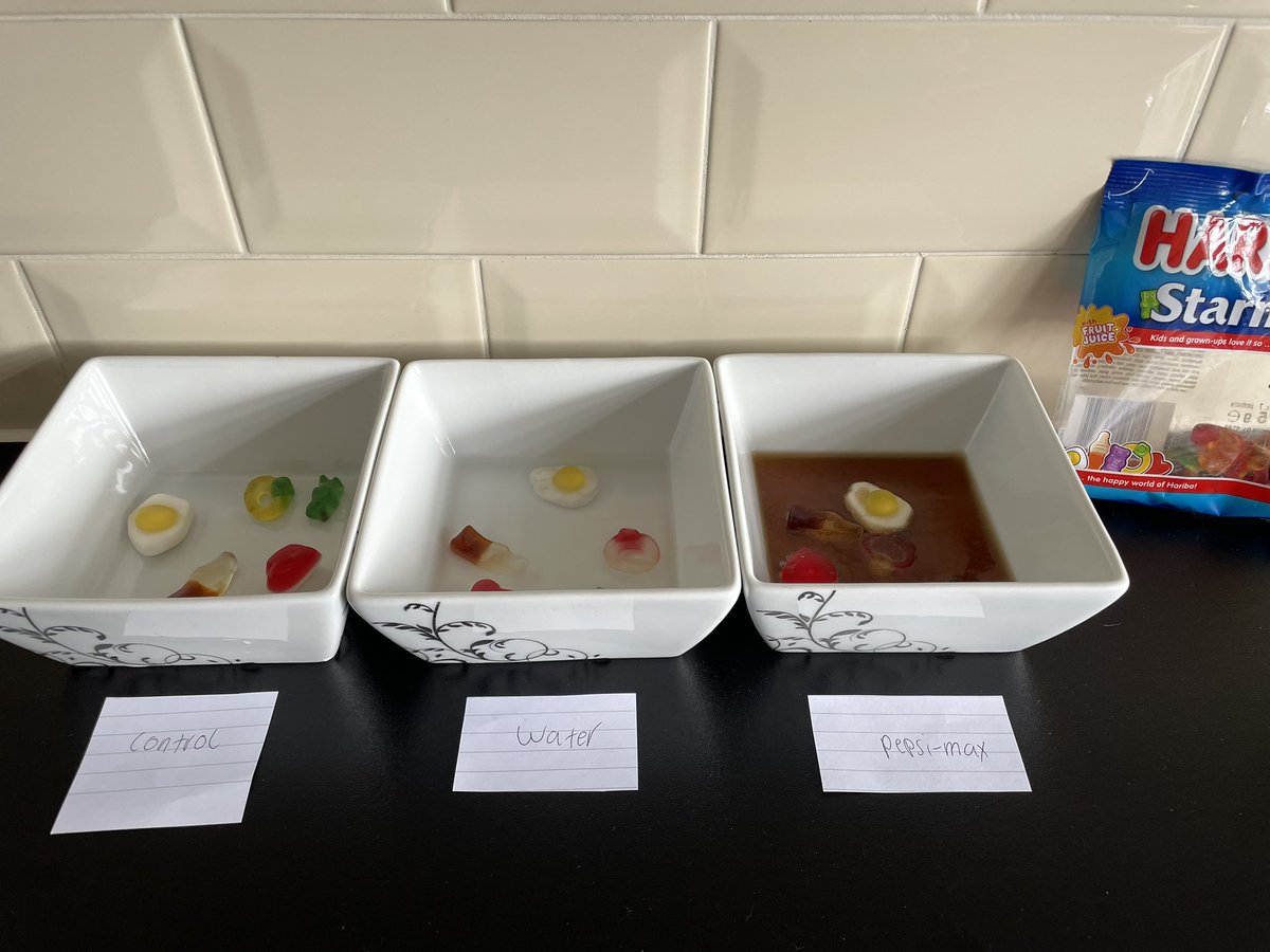 #Funscience #Hariboexperiment #STEMeducation <a href="/stthomassecond/">St Thomas' P.S Wishaw. Second Level</a> <a href="/StAidansHigh/">St Aidan's High</a>
