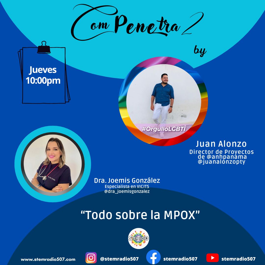 StemRadio507's tweet photo. Sintoniza esta noche a las 10pm Compenetra2 con @AlonzoPty en entrevista con la Dra Joemis González y el tema "Todo sobre la MPOX" https://t.co/tho4AbDyEe