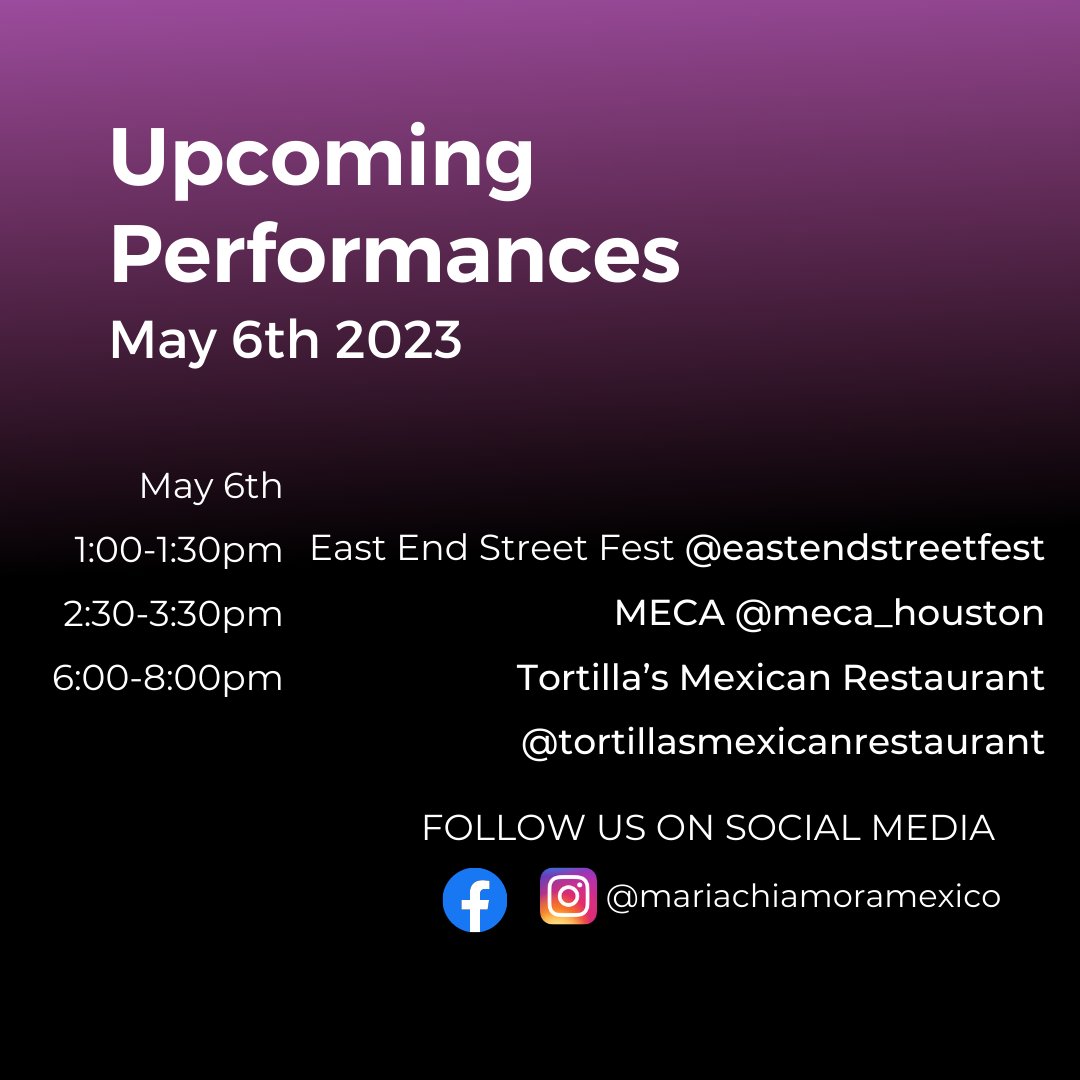 Mariachi Amor a Mexico will be performing this weekend. Come say hello to us! #MariachiAmorAMexico #HoustonsFirstFemaleMariachi