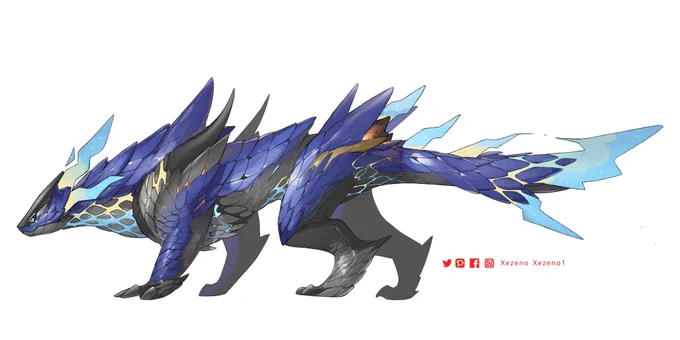 Miraidon but Monster Hunter