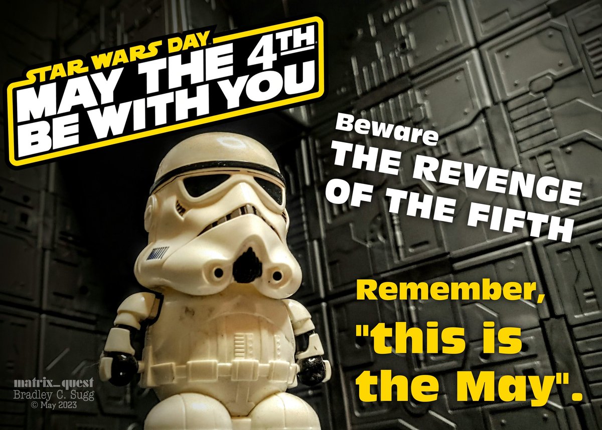 - Happy Star Wars Day!

#StarWarsDay #RevengeOfTheFifth #ThisIsTheMay #ActionFigures #ToyPix #Toystagram #ActionFigurePhotography #ActionFigureCommunity #One60ScaleWorld #matrix_quest