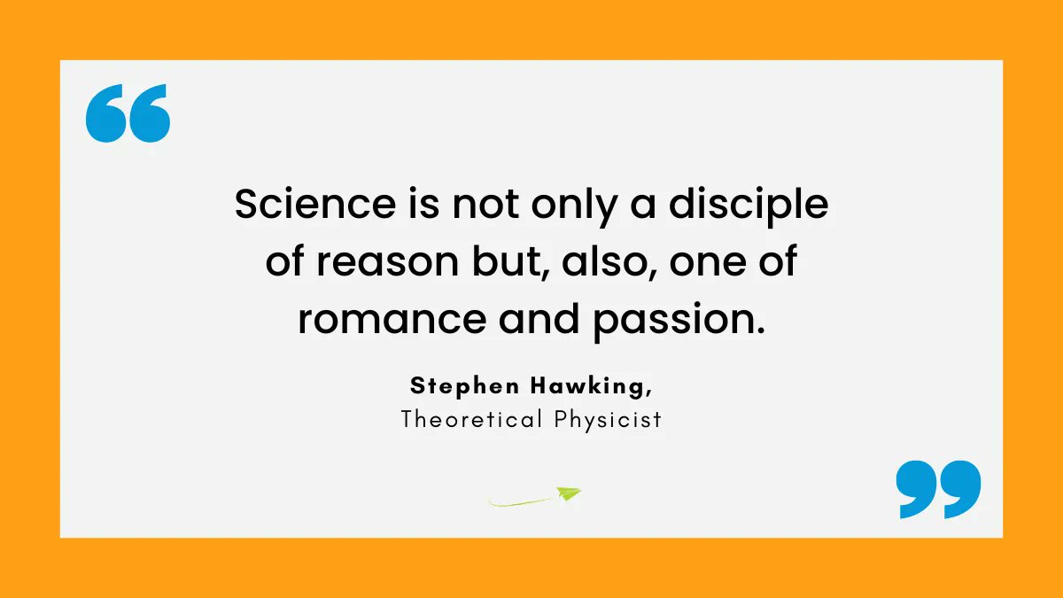 Mathstronauts's tweet image. This #STEMQuote is a great reminder that science doesn't just require technical skills, but passion as well! Curiosity, drive, and perseverance are all very important in all areas of #STEAM. 🙌

Follow us for more inspirational STEM quotes! 🚀