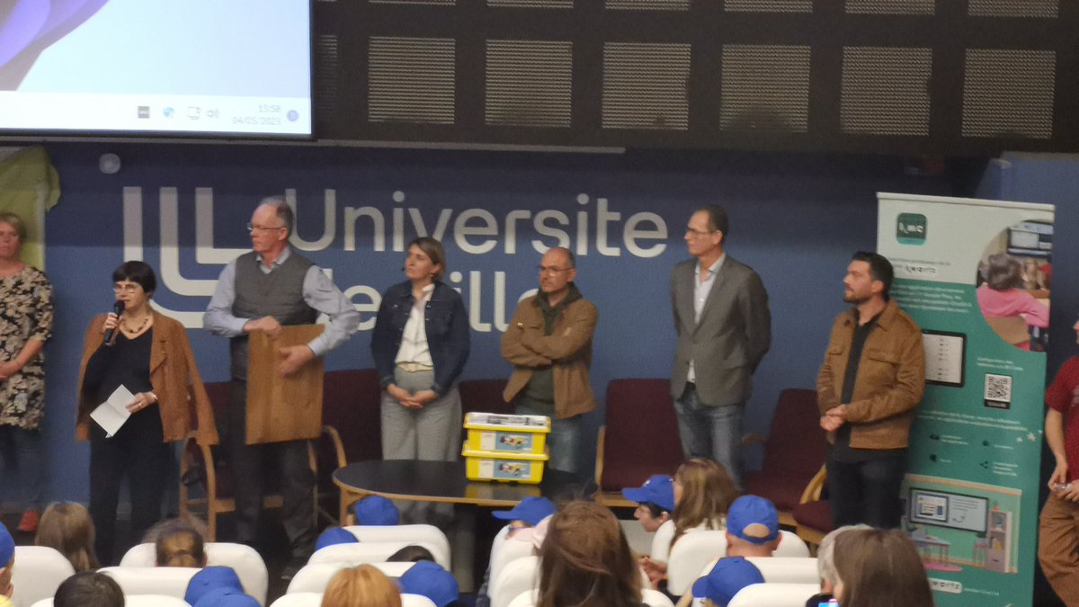 thheug's tweet photo. La #CREP 2023, 
Coupe de Robotique des Écoles Primaires, 
La remise des prix touche à sa fin. 
#eRunsalamanœuvre
@AcLille 
@dsden59Polepeda
@59_mission_num
@IrisTechnologi5
@ONE_ecole
@Easytis https://t.co/UEFZqmhVua