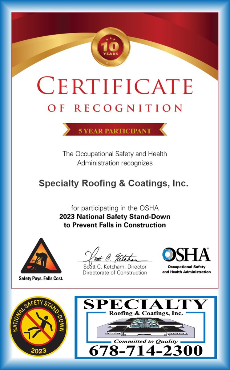 SRCRoofing's tweet photo. #nationalsafetystanddown #oshasafety https://t.co/AGqK6yAnyA