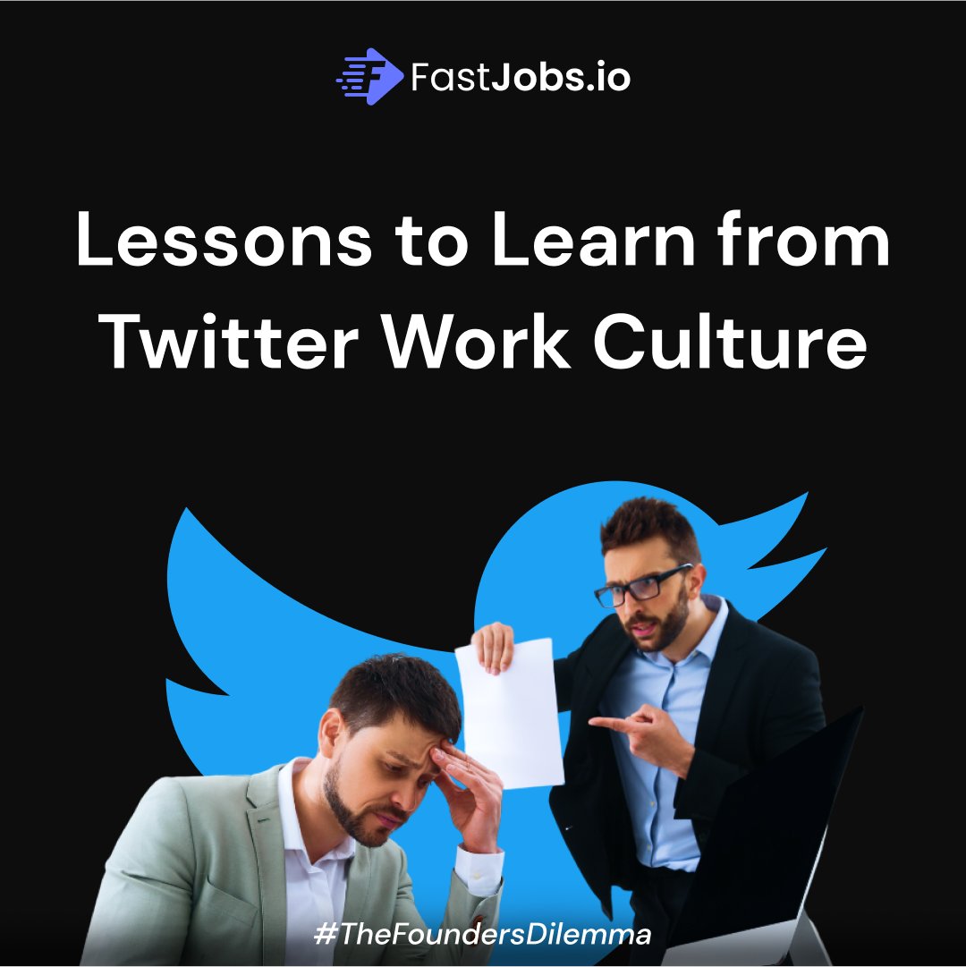🧵
The #bluetick isn't the only thing driving people crazy.

#Twitter #employees have been constantly complaining ever since the #twittertakeover by #elonmusk

So what are our takeaways as an HR professional or a #founder from these traumatic work policies?

#hr #workpolicy