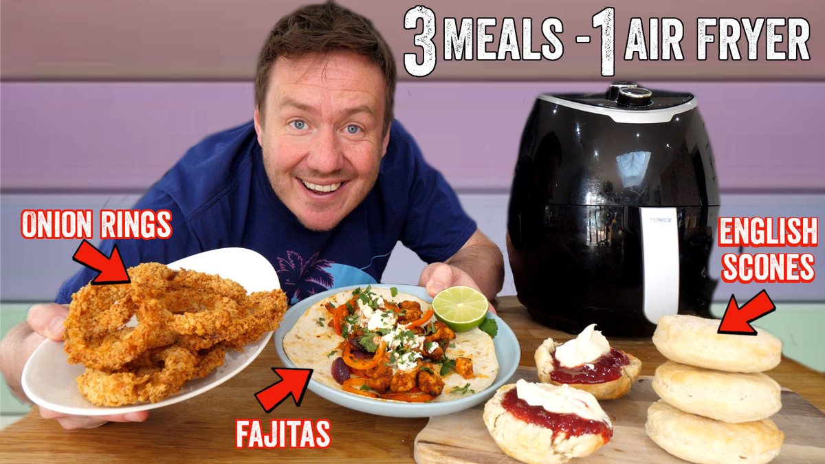 MrBarryLewis's tweet image. New Video:  Making 3 courses in an air fryer without wanting to call it a glorified hair dryer youtube.com/watch?v=bVWSVt…