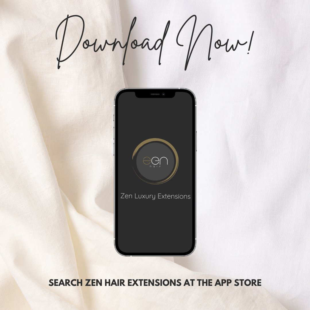 zenluxuryhair's tweet photo. Visit the app store now, search Zen Hair Extensions, click download and you are on your way to a much easier way of ordering! ๐ฑโ
.โ
.โ
.โ
#zenhairextensions #zenhair #hairfordays #longhairdontcare #extensions #waves #hairdressing #ordering #easyordering #app #24/7 #easyโ https://t.co/C1KIUBoLDa