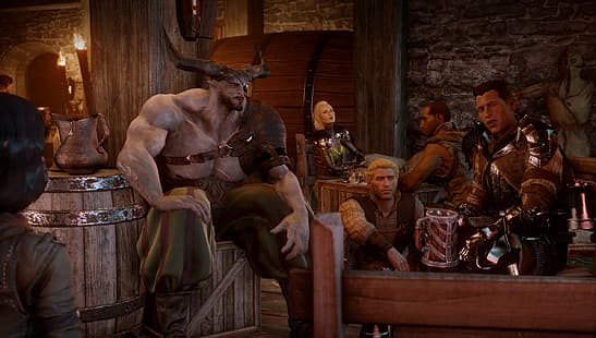 DALorecast's tweet photo. this week's episode is a character deep dive on the one and only romanceable Qunari – The Iron Bull! listen now as we discuss his childhood, time in Seheron and Orlais, and of course the Chargers and his romance.

Apple: https://t.co/yknHpcmaVf
Spotify: https://t.co/hNSz7WnJfl https://t.co/vUyzqf8wPj